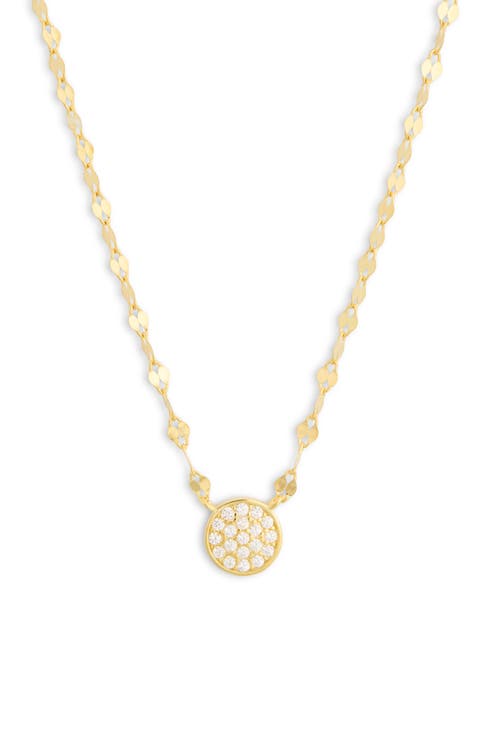 Pavé Flat Link Necklace