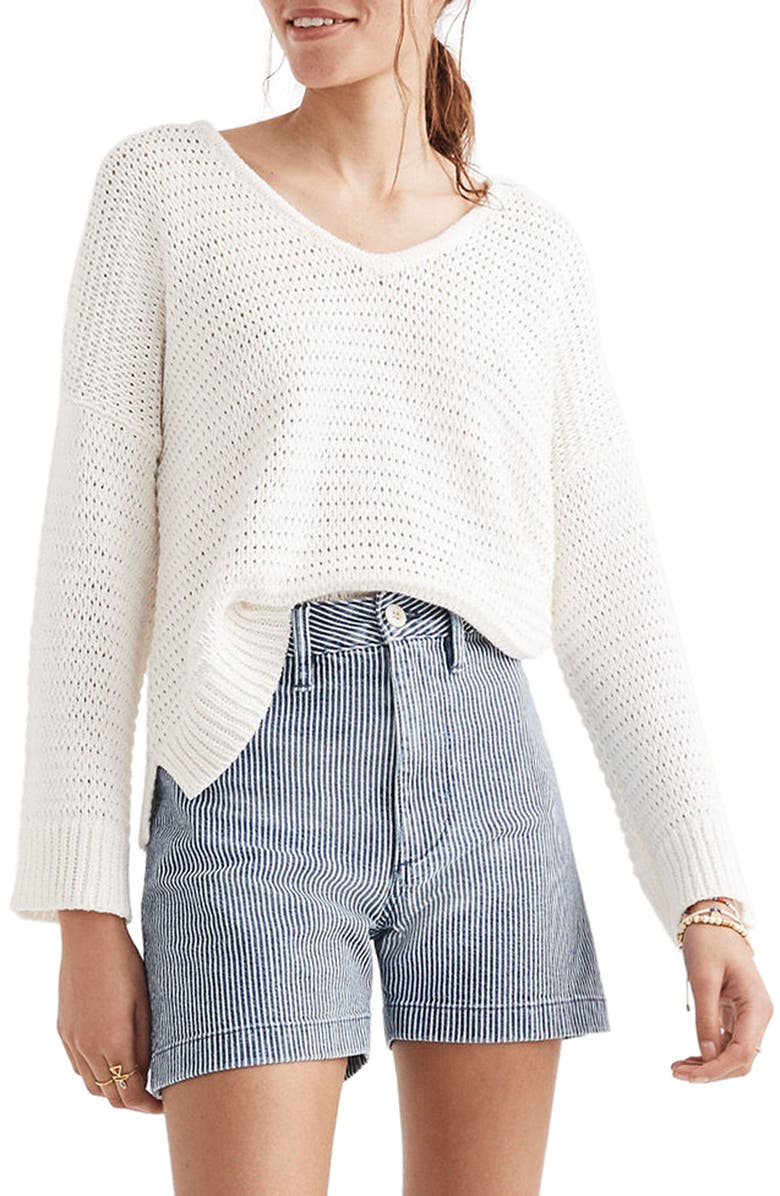 Madewell Breezeway Pullover Sweater, Main, color, 