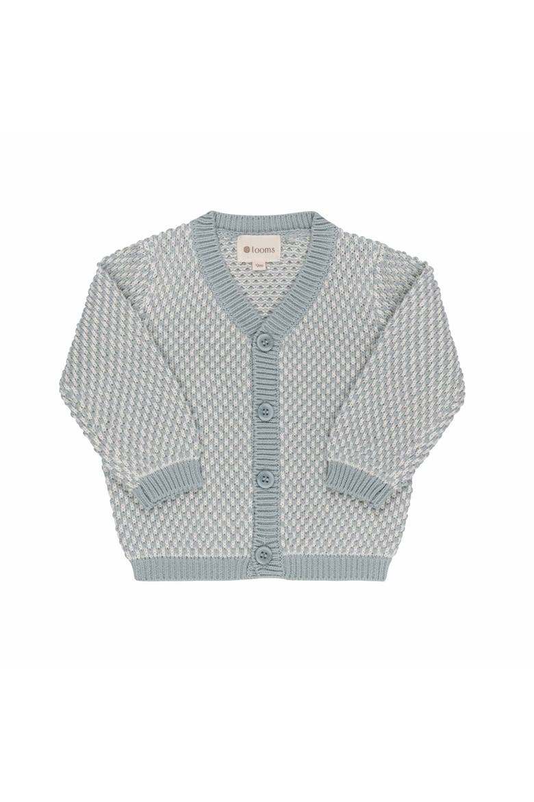 Looms Bubble Knit Collection - Cardigan, Main, color, Blue