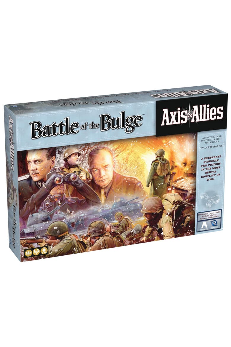 Axis & Allies Battle Of The Bulge Wwii Strategy Board Game, Ages 14+, Main, color, Multicolored