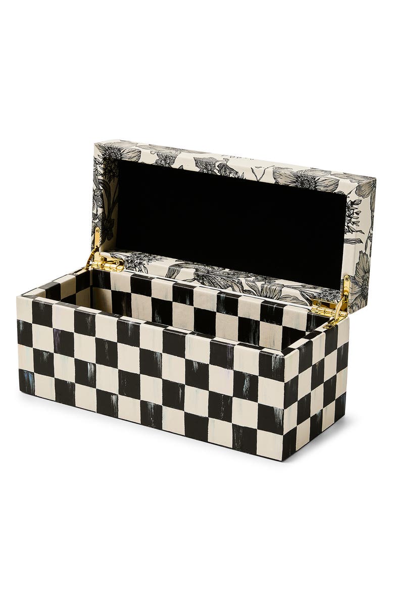 MACKENZIE CHILDS Courtly English Garden Box, Alternate, color, Black
