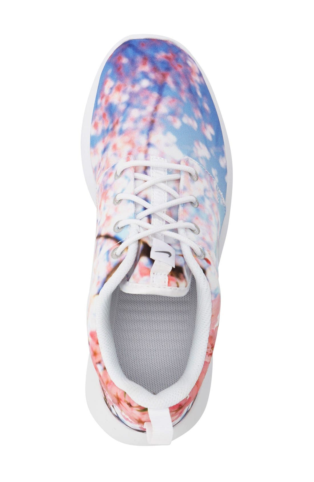 'Roshe Run' Sneaker, Alternate, color, WHITE/ PURE PLATINUM