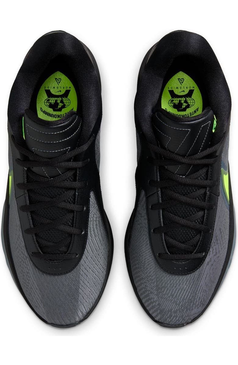 Nike Giannis Freak 6 Basketball Shoe, Alternate, color, Black