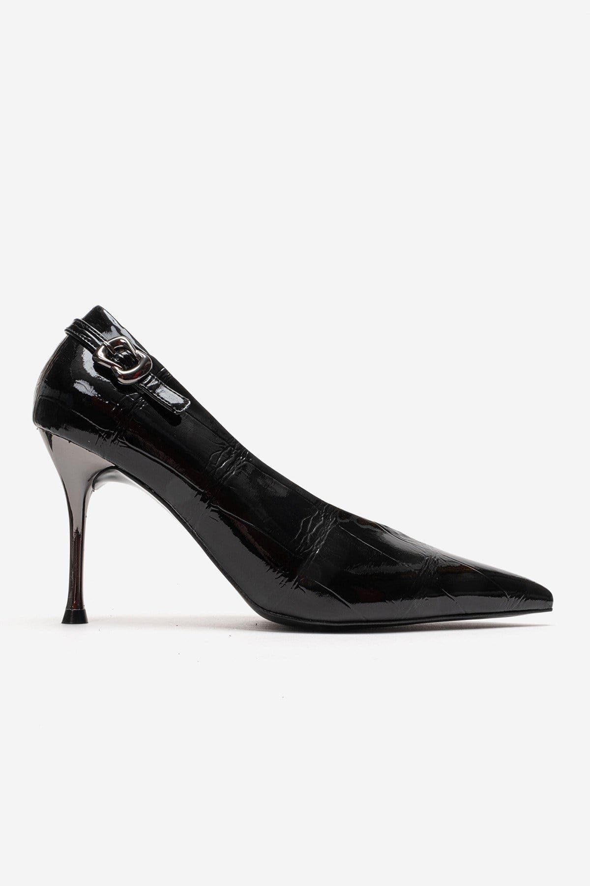 Molly Stiletto Pump, Alternate, color, Black Patent Print