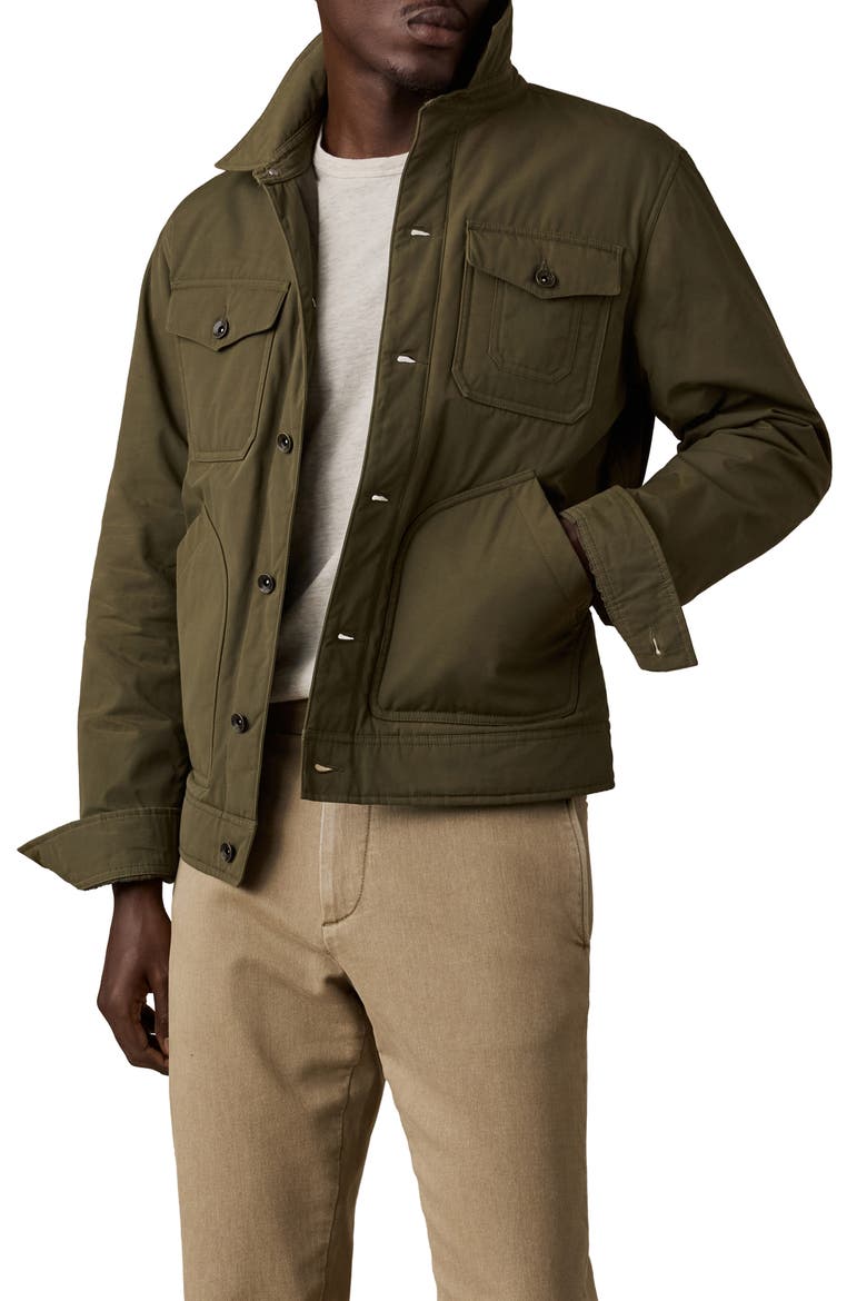 Frontier Trucker Jacket, Alternate, color, OLIVE