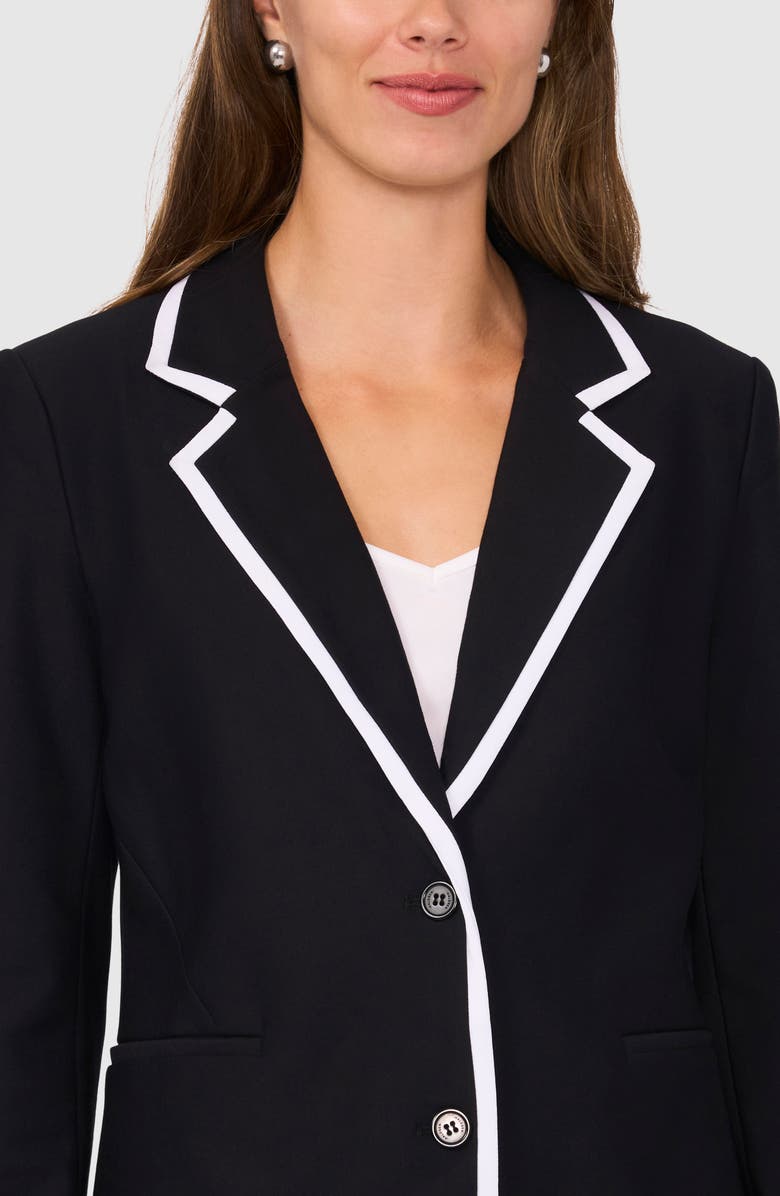 Halogen<sup>®</sup> Tipped Knit Blazer, Alternate, color, 