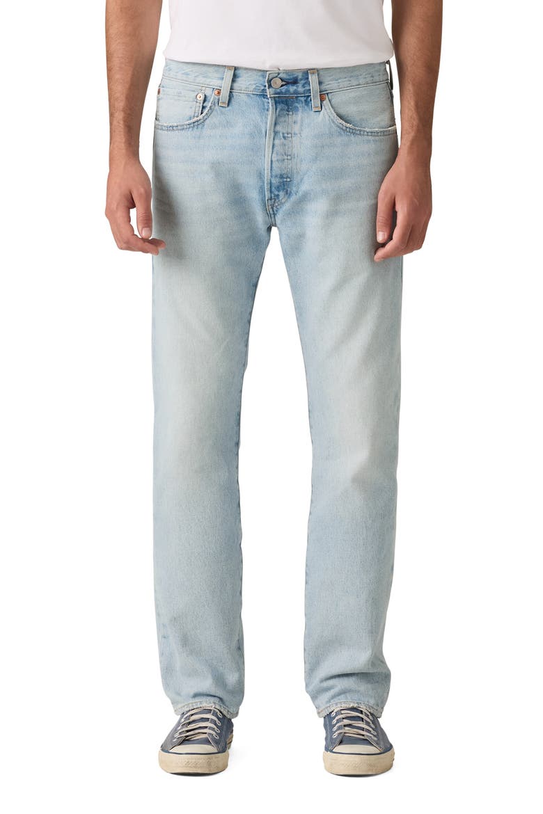 501® Original Straight Leg Jeans, Main, color, TEXAS RIDES