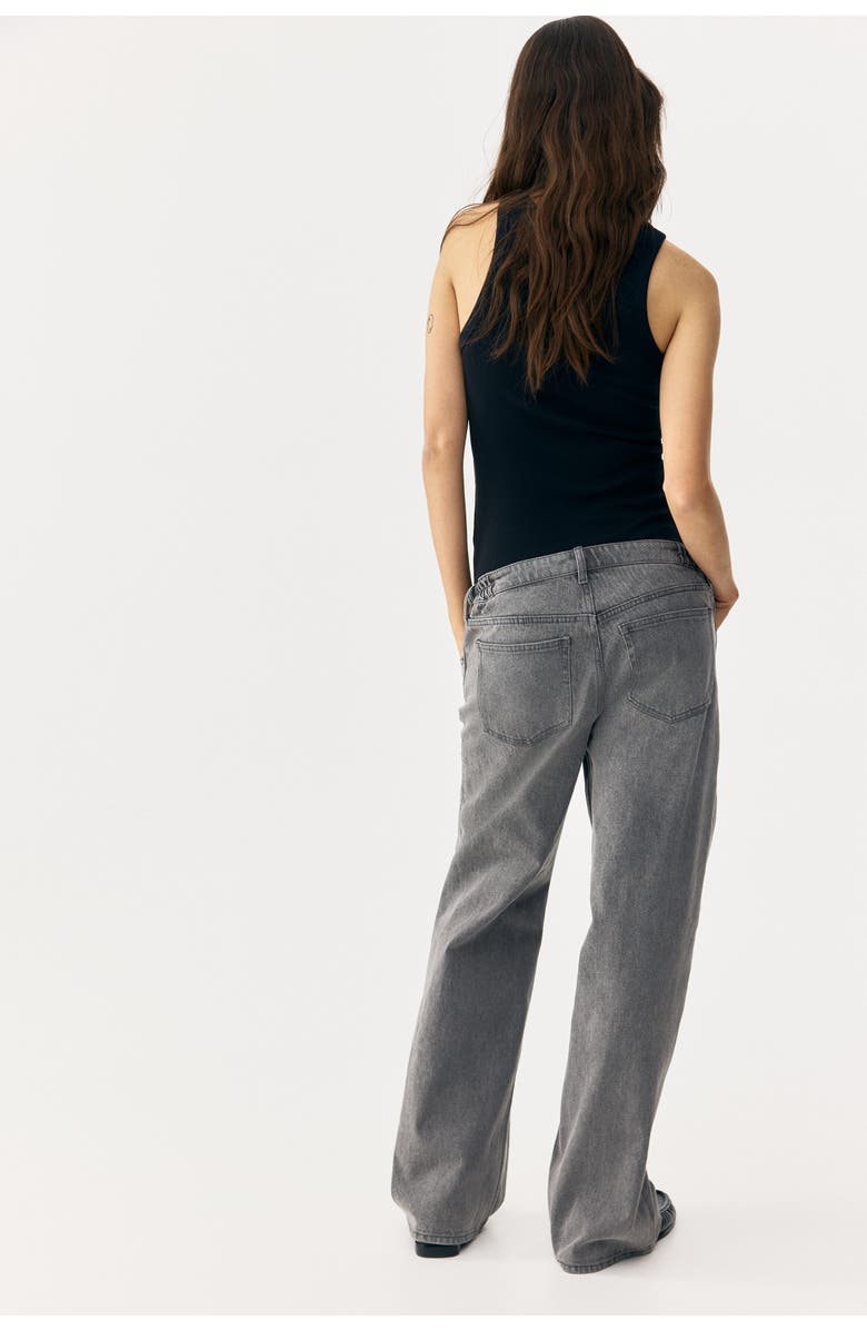 H&M Mama Ribbed Vest Top, Alternate, color, Black