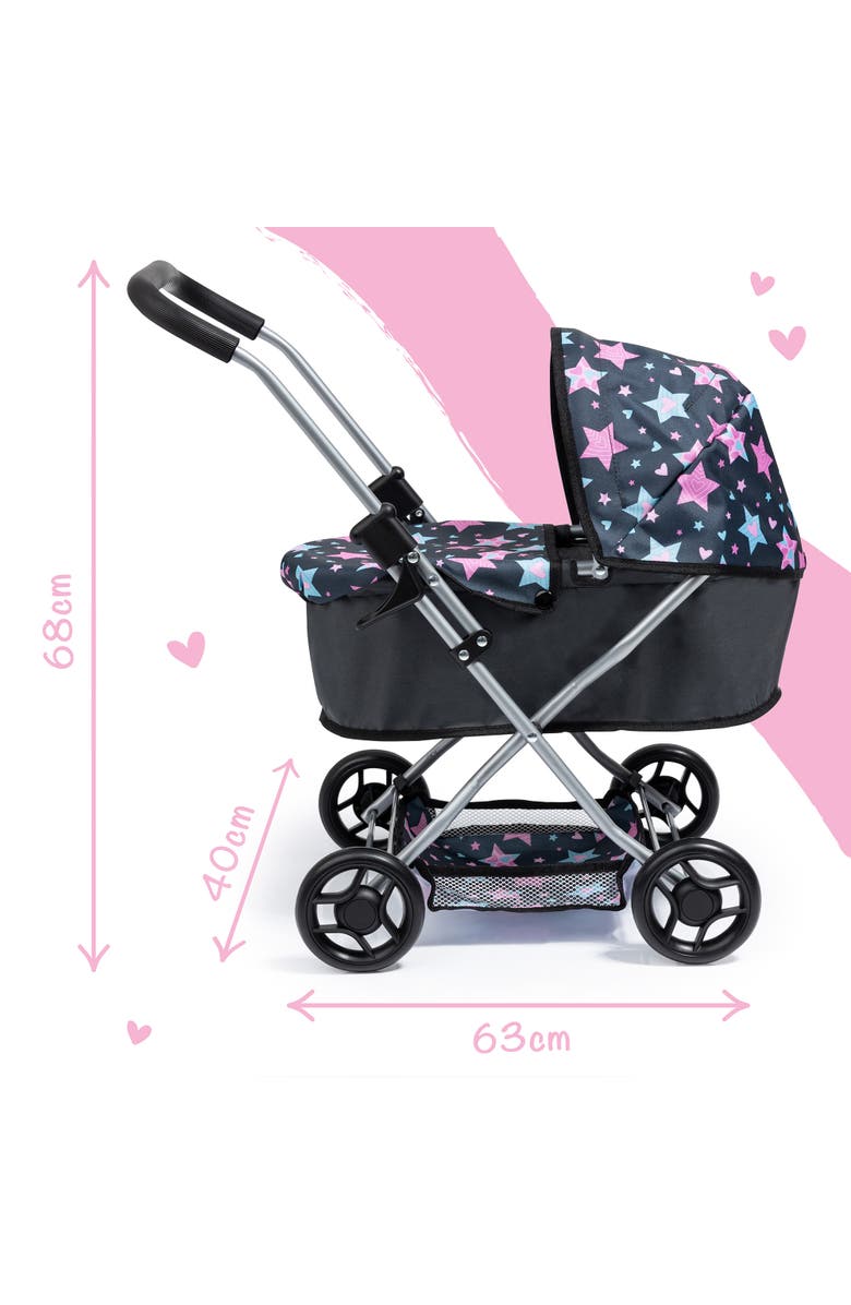 Bayer Design Pram Starter Blue Pink, Stars, Alternate, color, Multicolored