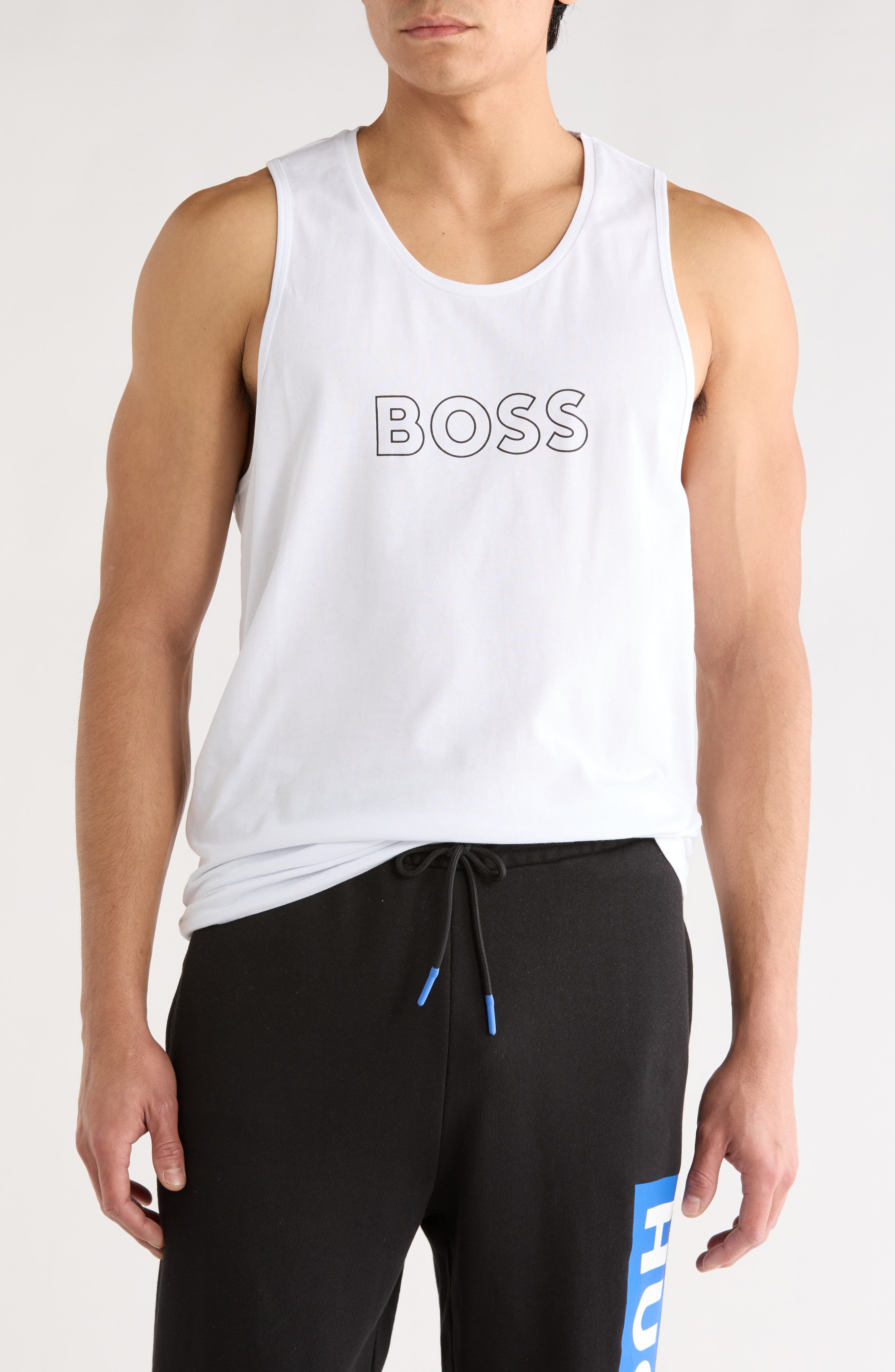 BOSS Logo Beach Tank Top