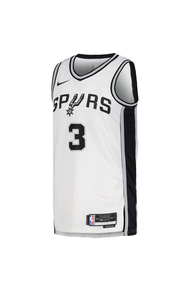 Nike Unisex Nike Keldon Johnson White San Antonio Spurs Swingman Jersey - Association Edition, Alternate, color, White