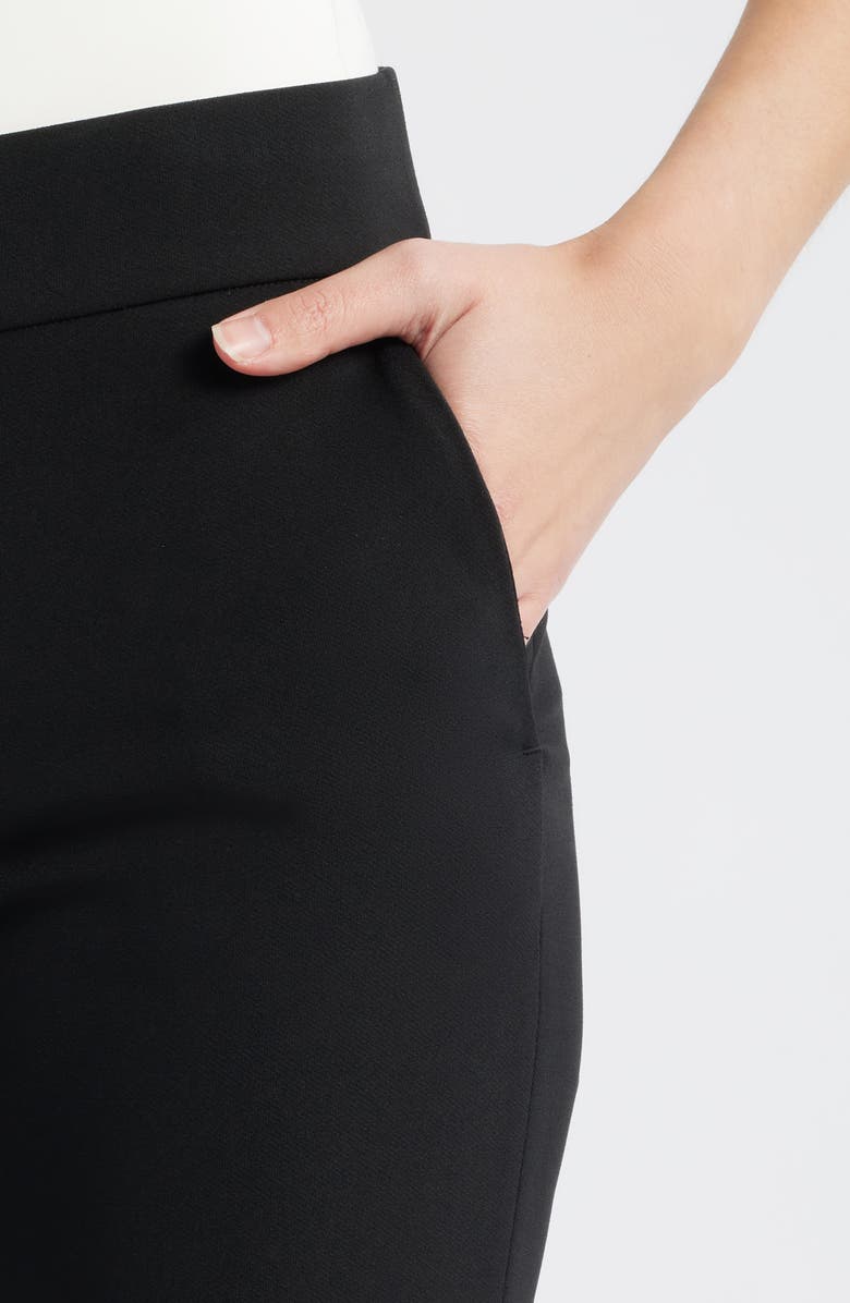 Anne Klein Grace High Waist Pull-On Pants, Alternate, color, Anne Black