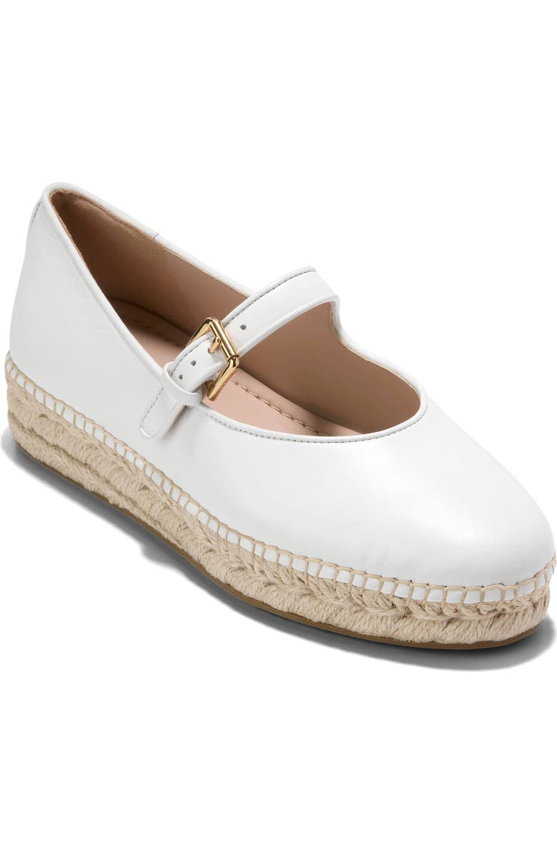 Cole Haan CloudFeel Asbury Mary Jane Flat, Main, color, White Leather