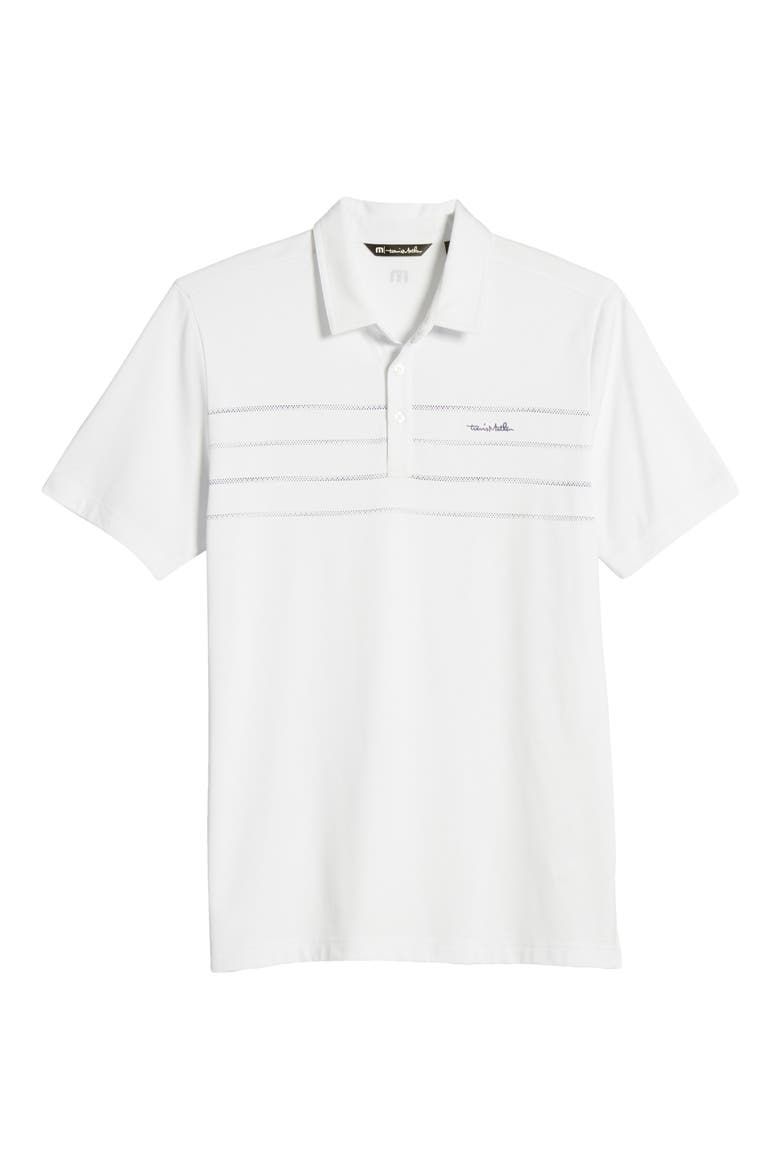 River Rafter Stripe Polo, Alternate, color, WHITE
