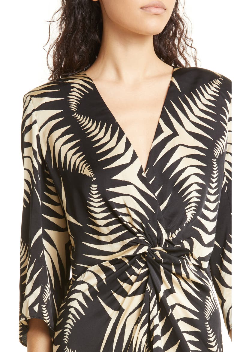 Naude Twist Minidress, Alternate, color, NOIR