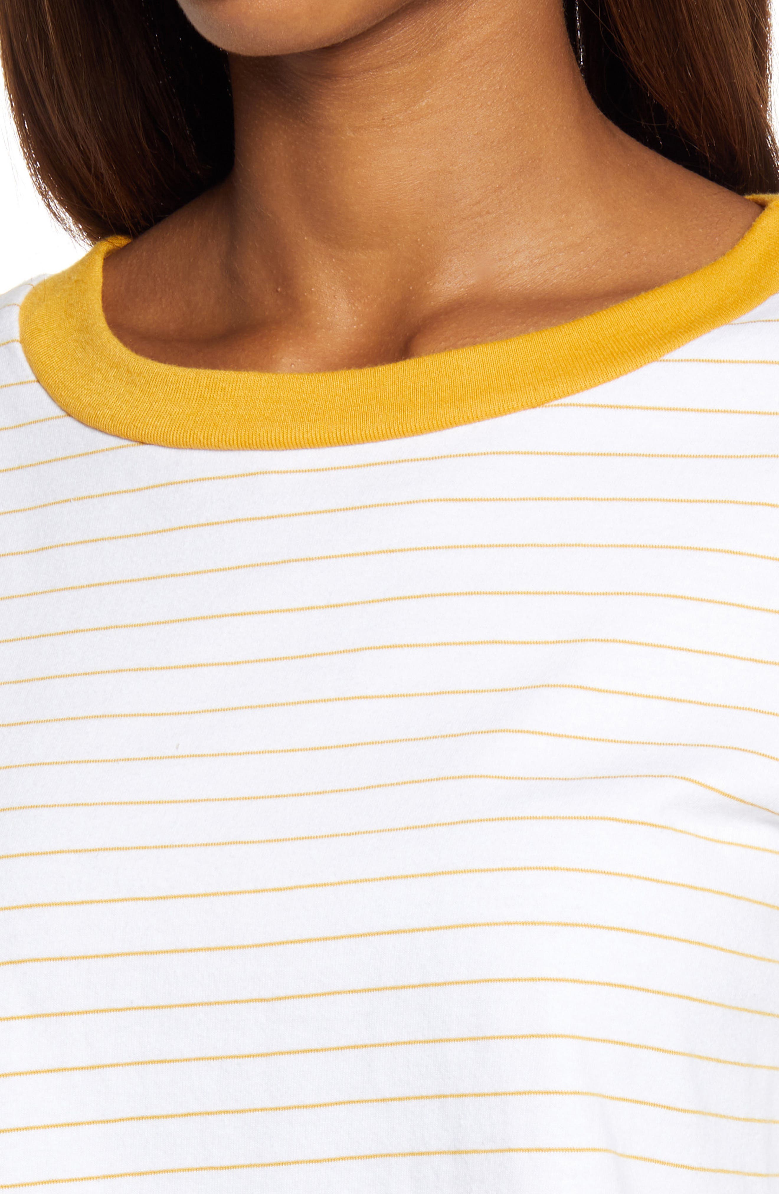 Treasure & Bond Stripe Shark Bite T-Shirt (Women) | Nordstromrack