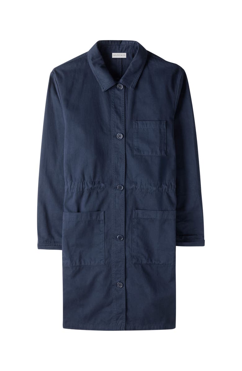 Celtic & Co. Utility Coat, Alternate, color, Dark Navy