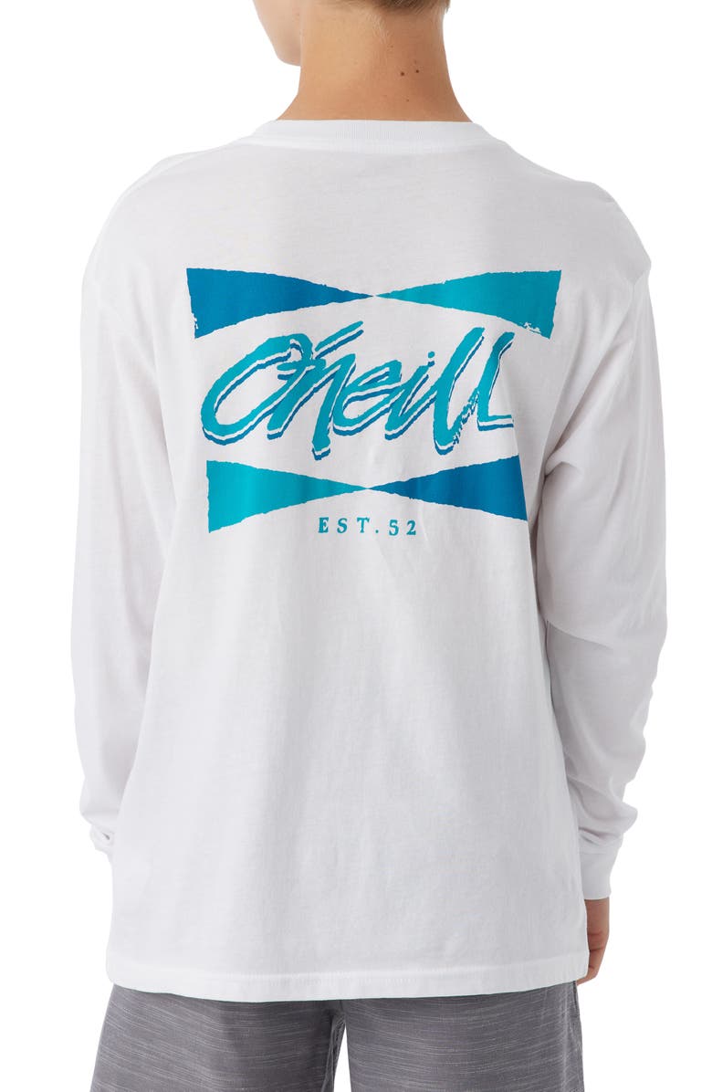 O'Neill Kids' Banner Long Sleeve Graphic T-Shirt, Alternate, color, 