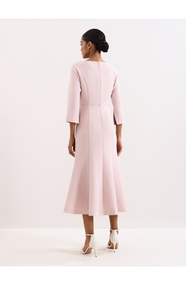 Phase Eight Sienna Tux Dress, Alternate, color, Pale Pink