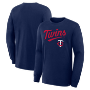 FANATICS Men's Fanatics Navy Minnesota Twins Lock-Up Legacy Long Sleeve T-Shirt