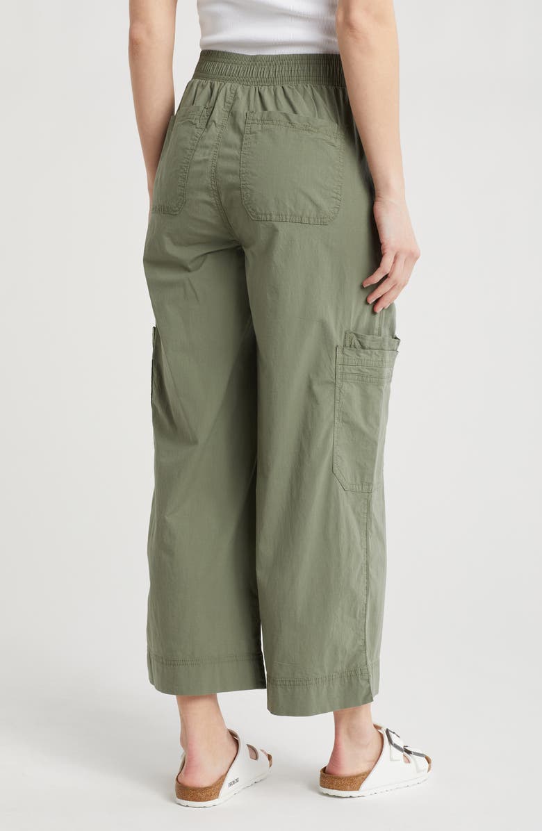 Democracy Pull-On Cargo Pants, Alternate, color, Lily Pad