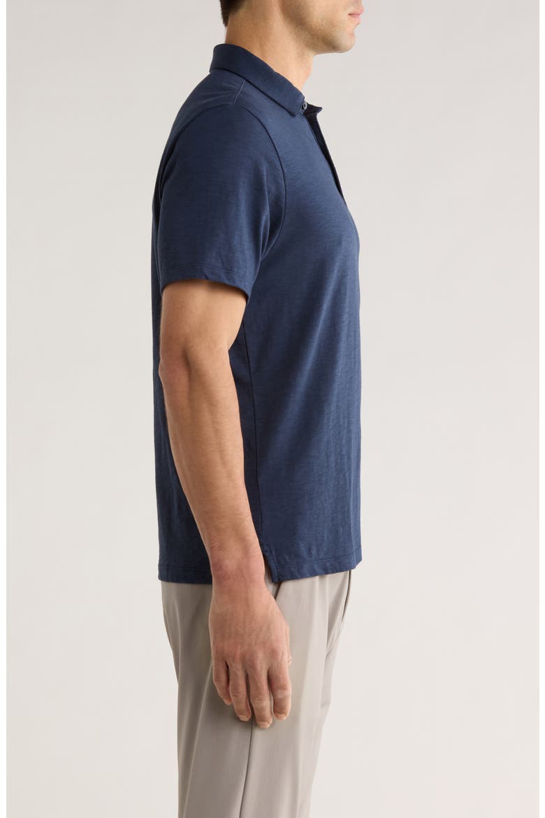 Brightwood Slub Cotton Polo, Alternate, color, BLUE NIGHT