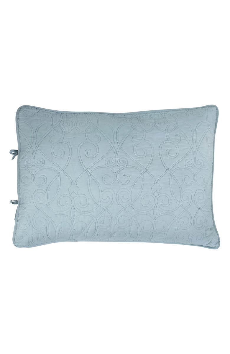 Laura Ashley Felicity Breeze Twin Quilt & Sham Set, Alternate, color, Blue