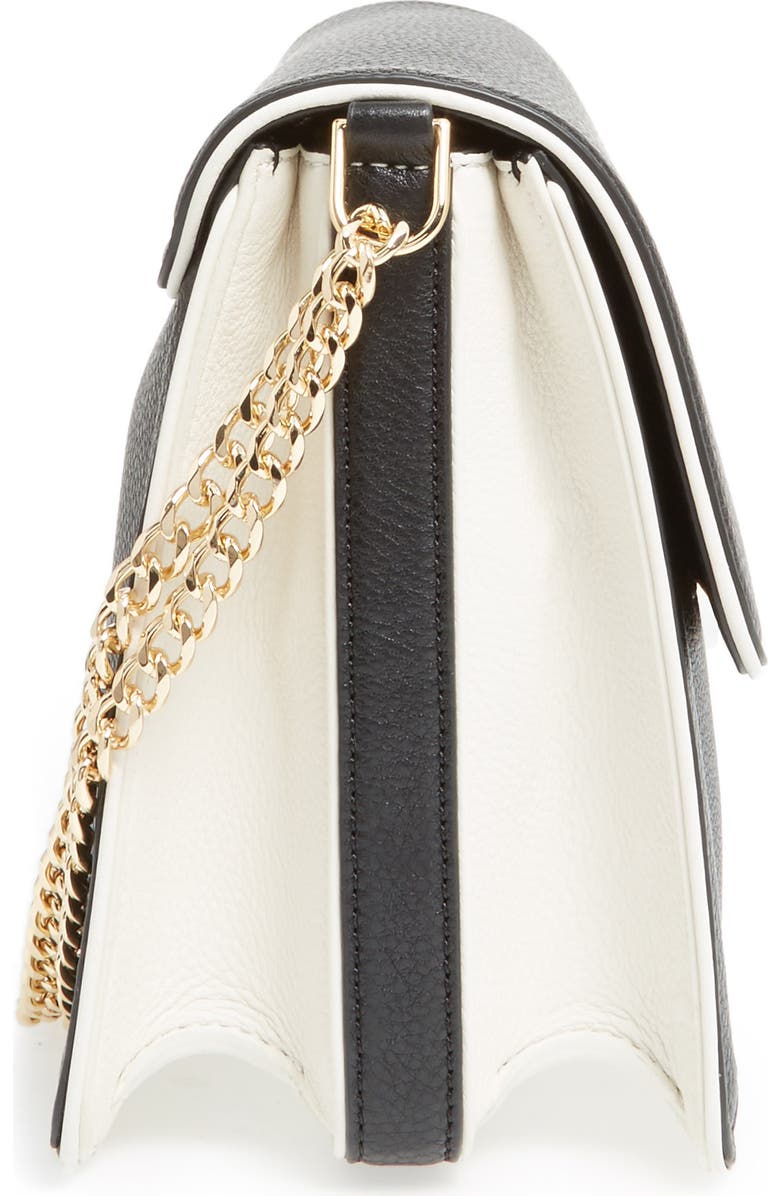 Tory Burch Large Duet Leather Shoulder Bag, Alternate, color,