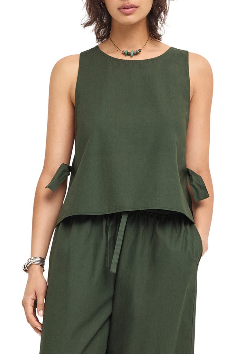 Parker Organic Cotton Tank Top, Main, color, FOREST