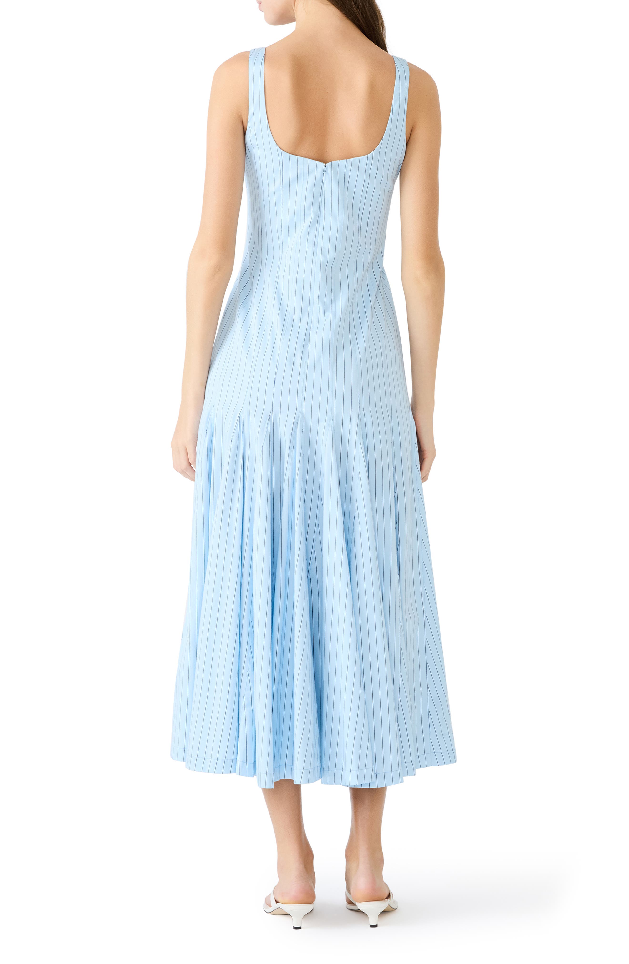 Adira Pinstripe Sundress - image 2