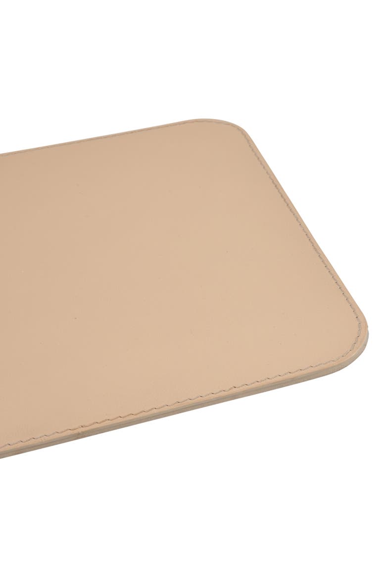 Leather Mouse Pad, Tan, Alternate, color, Tan