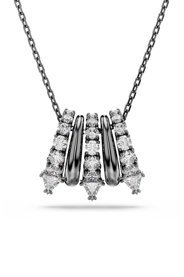 Sublima Four Link Pendant Necklace, Main, color, GREY
