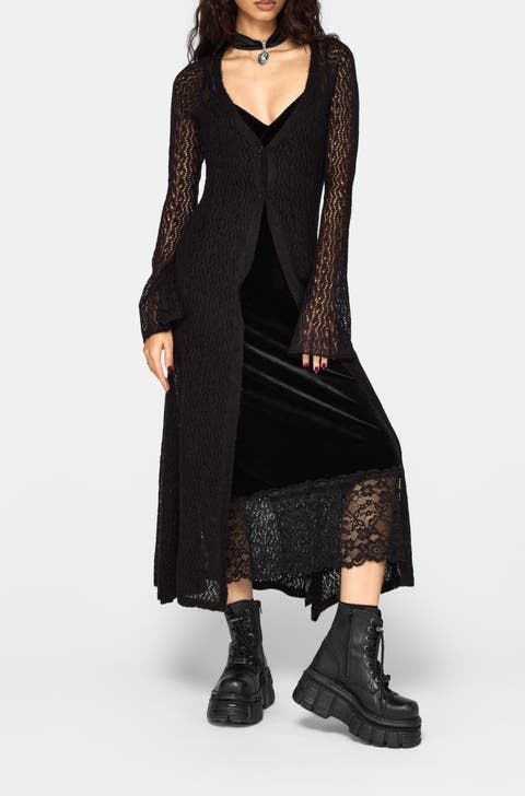 Adara Longline Fine Knit Cardigan