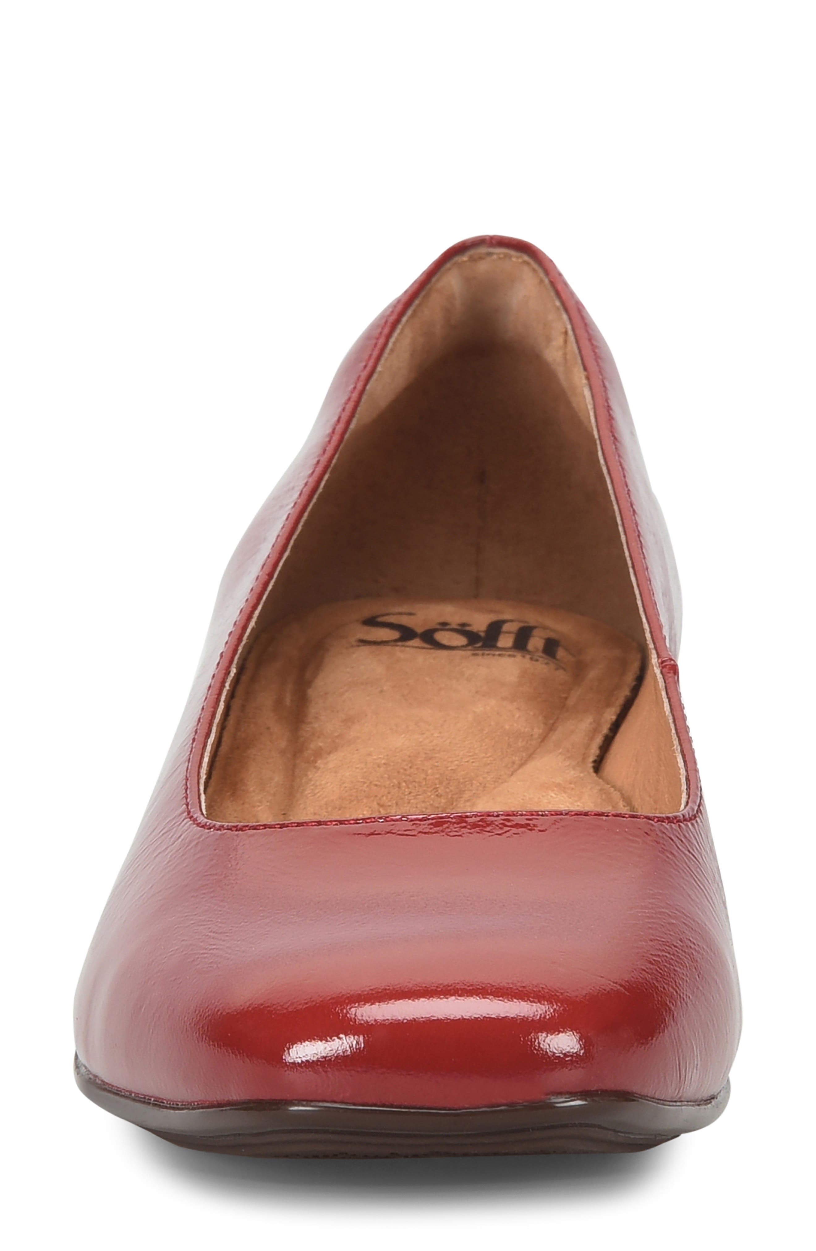 Beatrice Water Resistant Bootie, Alternate, color, RED PATENT