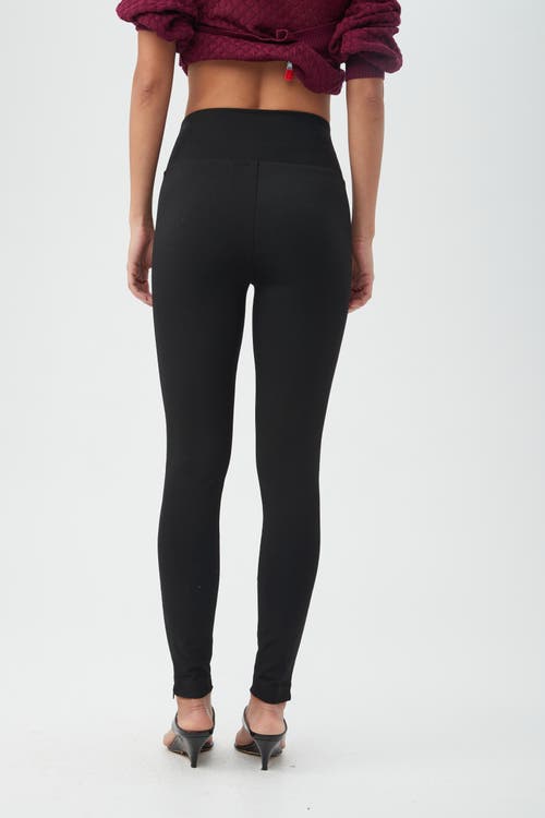 Trina Turk Dayo Skinny Ponte Legging In Black