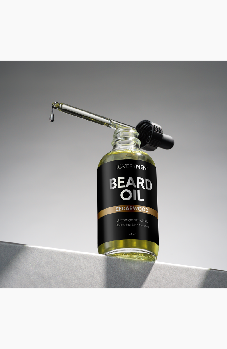 Lovery Beard Oil, Alternate, color, Cedarwood