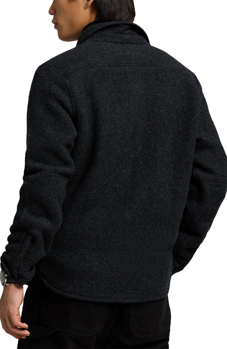 Polo Ralph Lauren Felted Wool Blend Shirt Jacket, Alternate, color, 