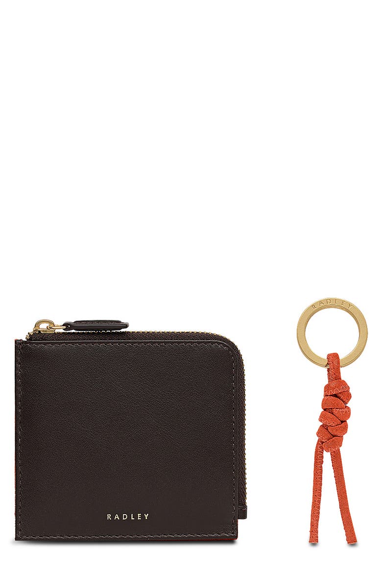 Medium Chilworth Street Card Case & Key Ring Set, Main, color, FLAME