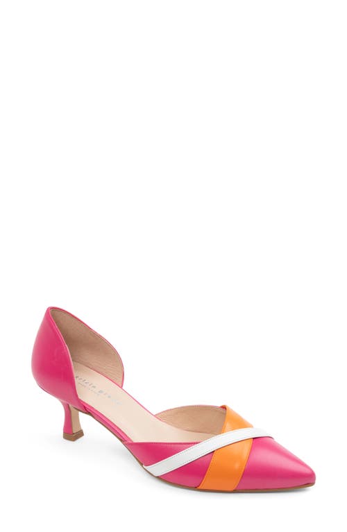 Patricia Green Milan D'orsay Pump In Pink/orange/white