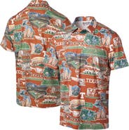 Reyn Spooner Men's Reyn Spooner Burnt Orange Texas Longhorns Scenic Polo