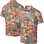 Reyn Spooner Men's Reyn Spooner Burnt Orange Texas Longhorns Scenic Polo