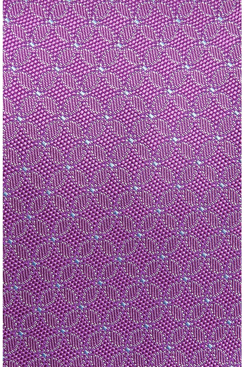 Geometric Silk Tie, Alternate, color, BERRY