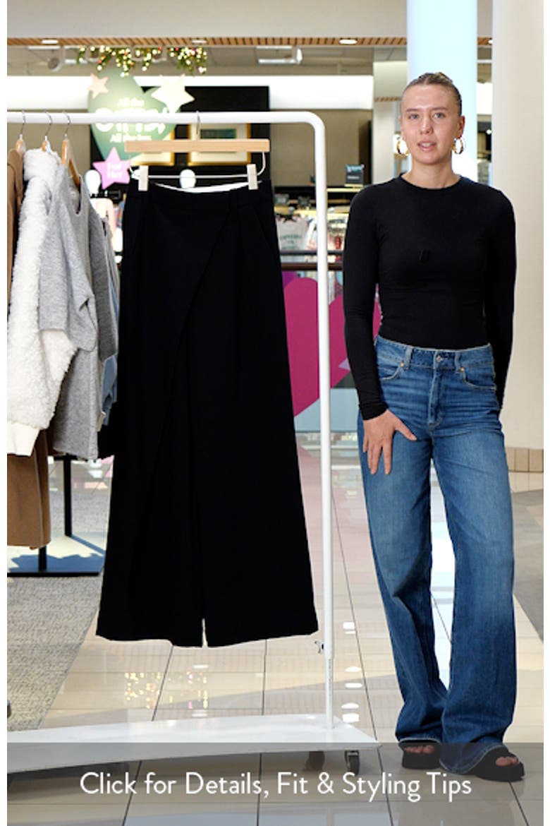 The Power Play Wrap Front Wide Leg Pants video