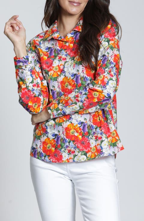 Classic Floral Button-Up Shirt
