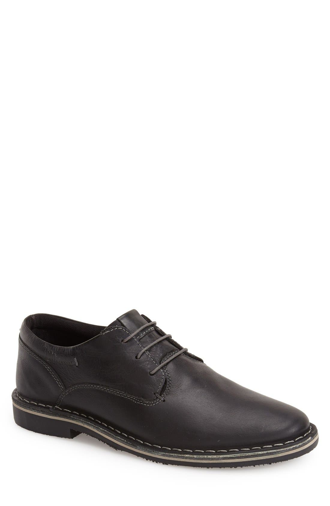 'Harpoon' Derby, Main, color, BLACK LEATHER