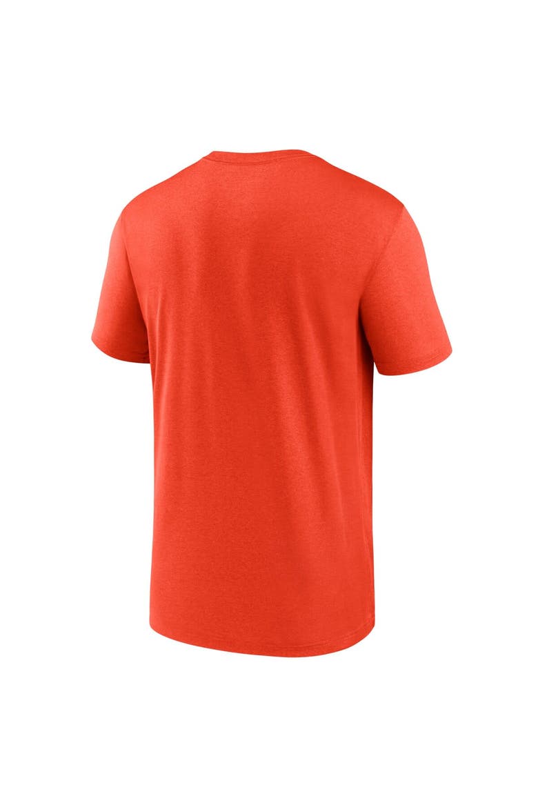 Men's Nike  Orange New York Mets Legend Fuse Large Logo Performance T-Shirt, Alternate, color, Orange