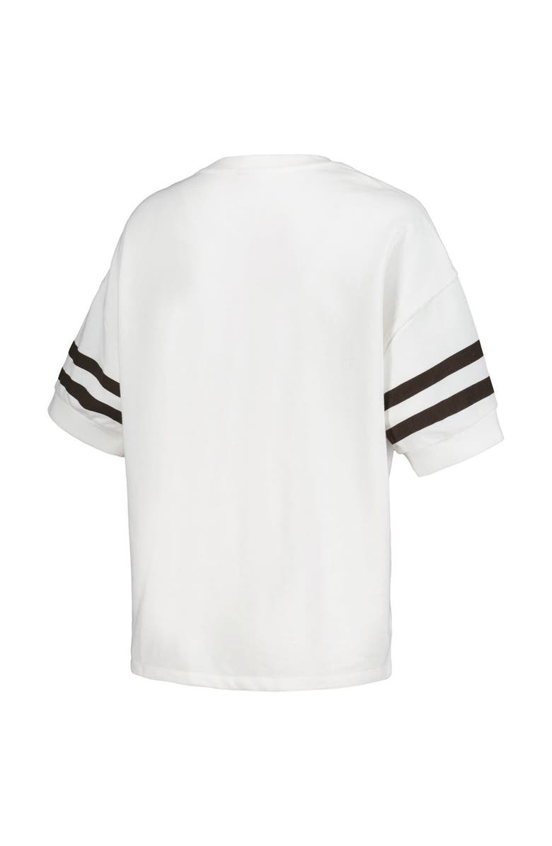 G-III 4HER BY CARL BANKS Women's G-III 4Her by Carl Banks White San Diego Padres Winners Half-Sleeve Fashion Top, Alternate, color, 