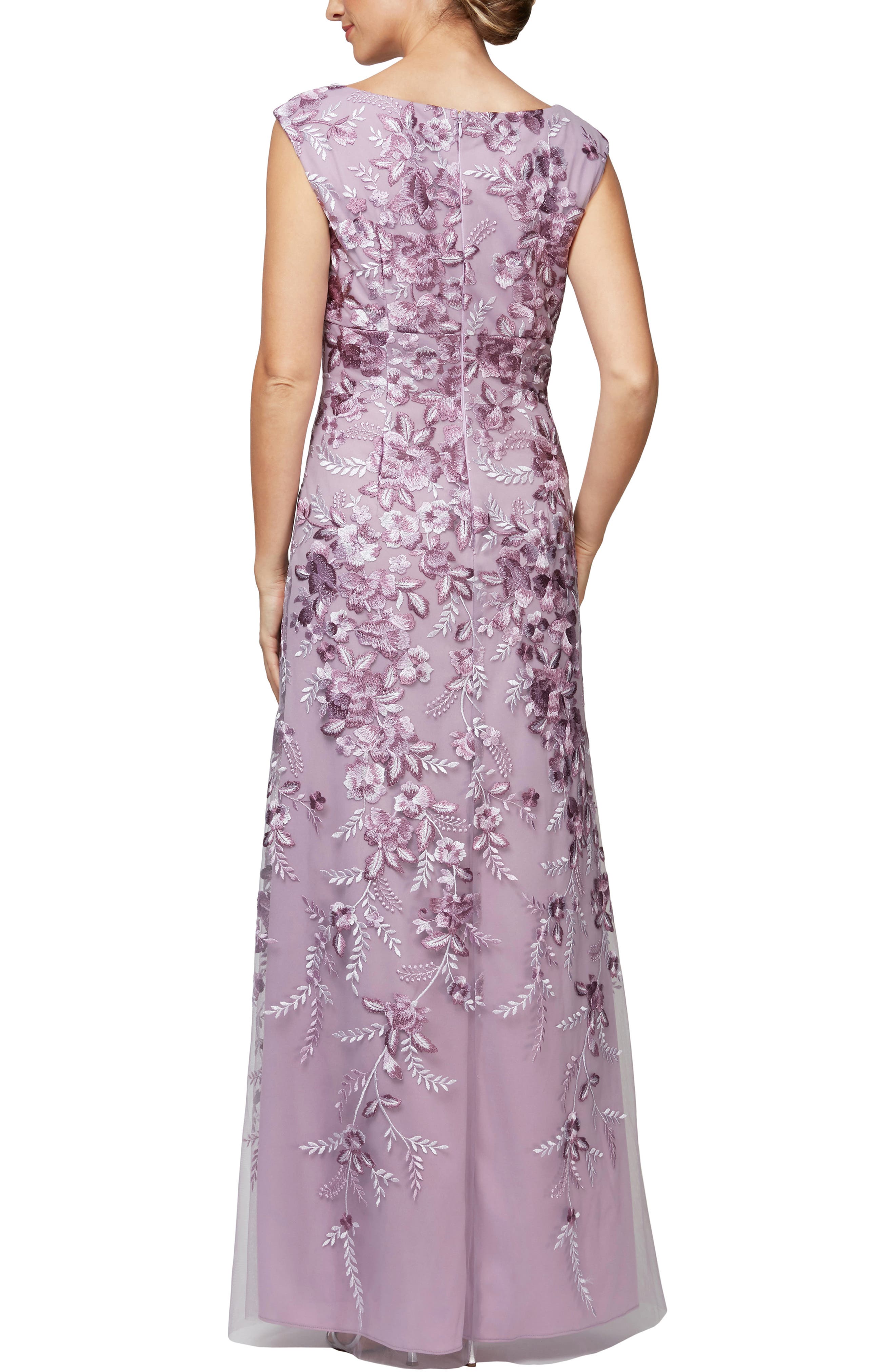 Alex Evenings Embroidered A-Line Gown (Women) | Nordstromrack