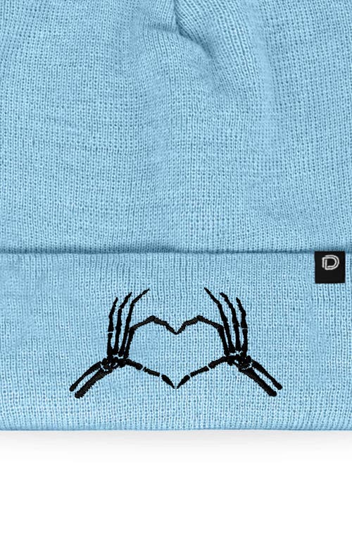 Dalix Heart Of Bones Beanie In Beige