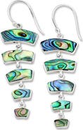 SAMUEL B. Graduated Abalone Drop Earrings